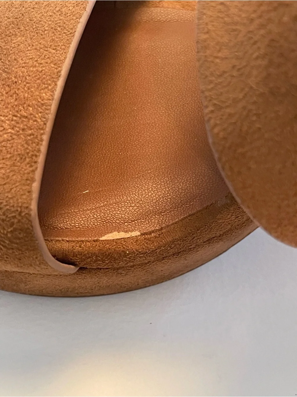 Aerosoles Tan Suede Sing Backs with Block Heel
